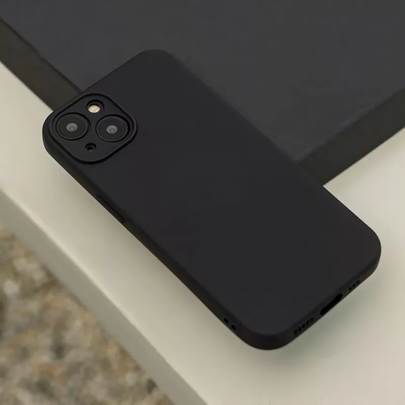 Custodia in silicone TFO per Xiaomi Redmi A7 Pro - nero opaco antishock posteriore