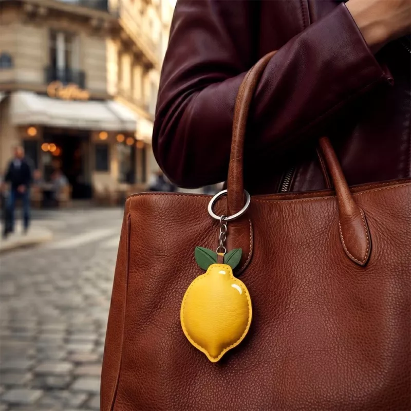 TFO Universal Lemon Tag Charm per borse e chiavi