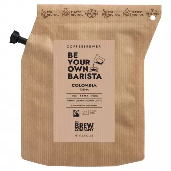 The Brew Company Caffè macinato Colombia tostatura media in filtri monodose, 100% Arabica, Fairtrade, monoporzione da 20 g