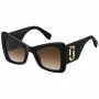 THE MARC JACOBS MARC761S807 Occhiali da sole donna a gatto nero acetato grigio sfumato lente 52mm