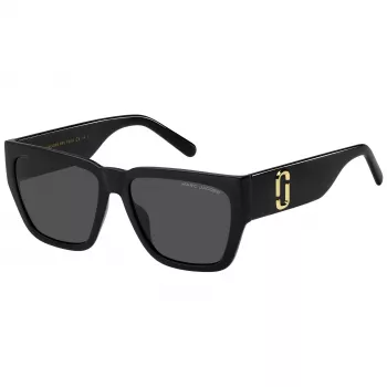 THE MARC JACOBS Occhiali da sole donna MARC646S807 - montatura in acetato squadrata, lenti sfumate grigie, protezione UV400, larghezza lente 57mm
