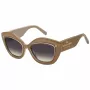 THE MARC JACOBS Occhiali da sole donna MARC800SDLN - Montatura nera, lenti gradient grigie, 52 mm