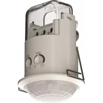Theben PIRA T6 Mini rilevatore di movimento PIR da incasso a soffitto 360° 230V bianco 1030202