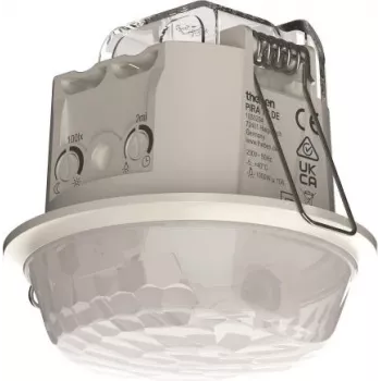 Rilevatore di movimento PIR per corridoio THEBEN THE PIRA TC DE, montaggio a soffitto, 360°, IP54, bianco