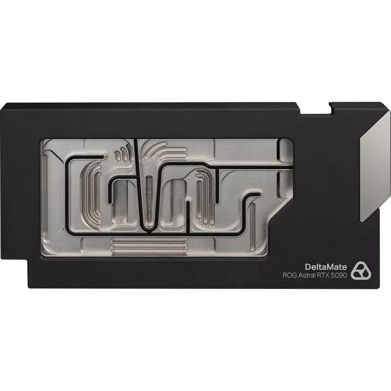 Thermal Grizzly DeltaMate water block GPU per Astral RTX 5090, ARGB, con backplate - acrilico, nero