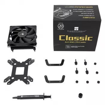 Thermalright AXP90-X36 Black dissipatore CPU low profile, ventola PWM 92mm, ITX, Intel & AMD