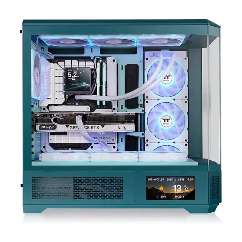 Thermaltake AC-080-OOTNAN-A1 Kit pannello LCD da 6,0 pollici per View 600 TG, Transformative Teal