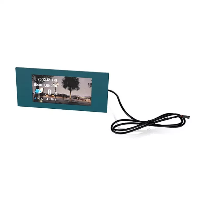 Thermaltake AC-080-OOTNAN-A1 Kit pannello LCD da 6,0 pollici per View 600 TG, Transformative Teal