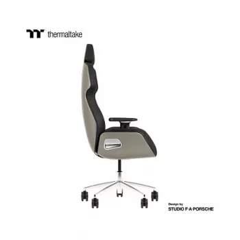 Thermaltake ARGENT E700 Ice Grey Metallic Alcantara Leather sedia gaming