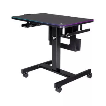 Thermaltake CycleDesk 100 GGD scrivania regolabile elettricamente in altezza con RGB, nero