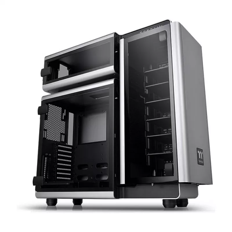 Thermaltake Level 20 Tempered Glass Edition case Full Tower, grigio/nero, ventole ARGB
