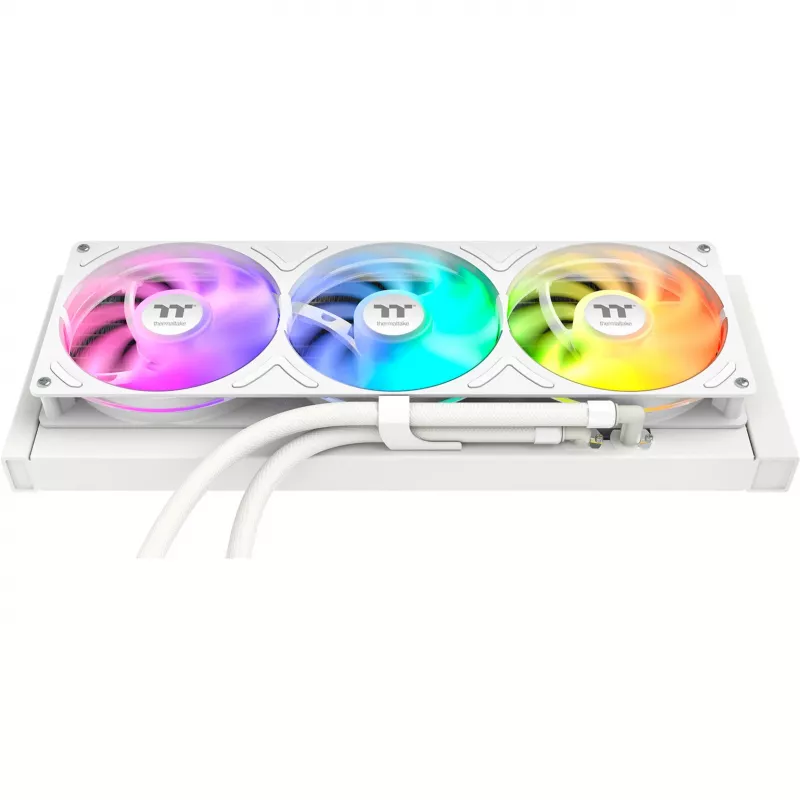 Thermaltake ST360 Ultra Snow 360 mm Raffreddamento a liquido All-in-One, LCD IPS da 7 pollici, bianco