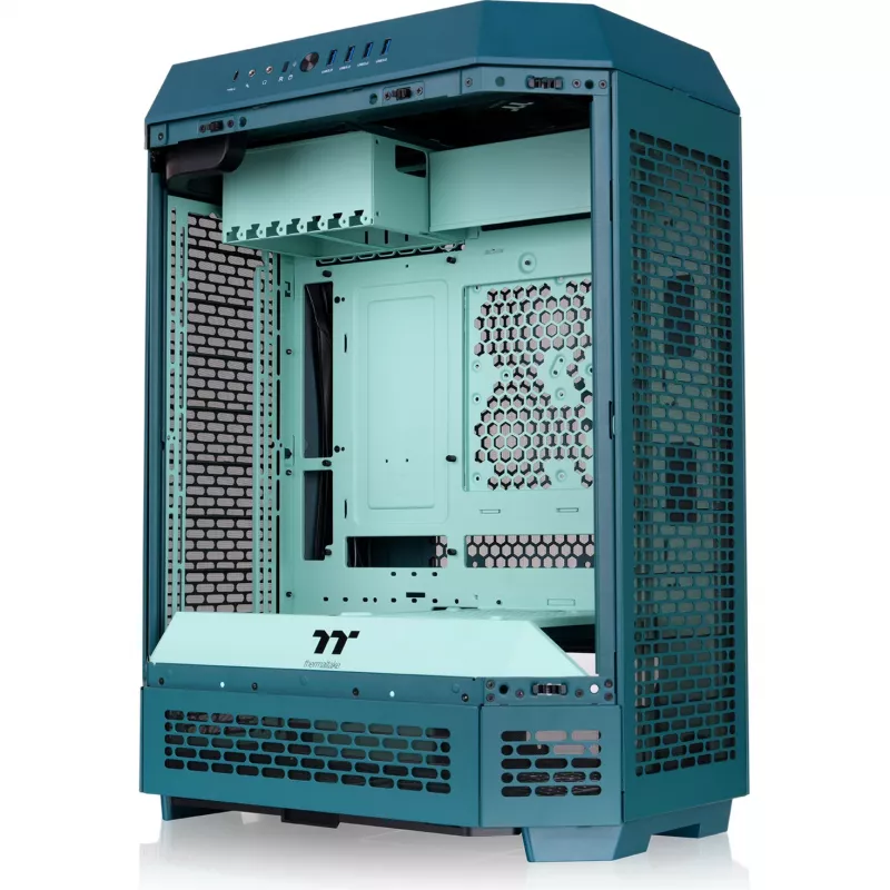 Thermaltake The Tower 600 Transformative Teal case full tower, 3x vetro temperato, E-ATX, USB-C