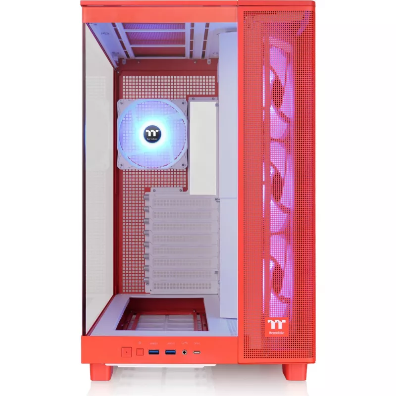Thermaltake View 380 XL TG ARGB Flaming Orange case mid tower