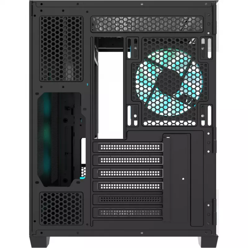 Thermaltake Vision 330 CR ARGB SE Edition case mid tower, nero, 3 pannelli in vetro temperato, 3 ventole CT140 ARGB