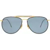 Thom Browne TB015LTDNVY62 occhiali da sole unisex aviator blu 62mm