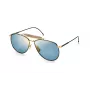 Thom Browne TB015LTDNVY62 occhiali da sole unisex aviator blu 62mm