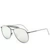 Thom Browne unisex TB015LTDBLKGR occhiali da sole Aviator 62/15/144 mm