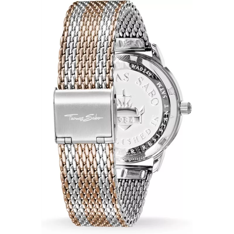 THOMAS SABO Orologio da donna WA02732832013 - Quarzo, acciaio inox, quadrante argento