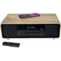 Thomson MIC300IBT micro impianto Hi-Fi 60W con Bluetooth, CD, radio FM, USB, ricarica wireless Qi - nero/legno TH388657