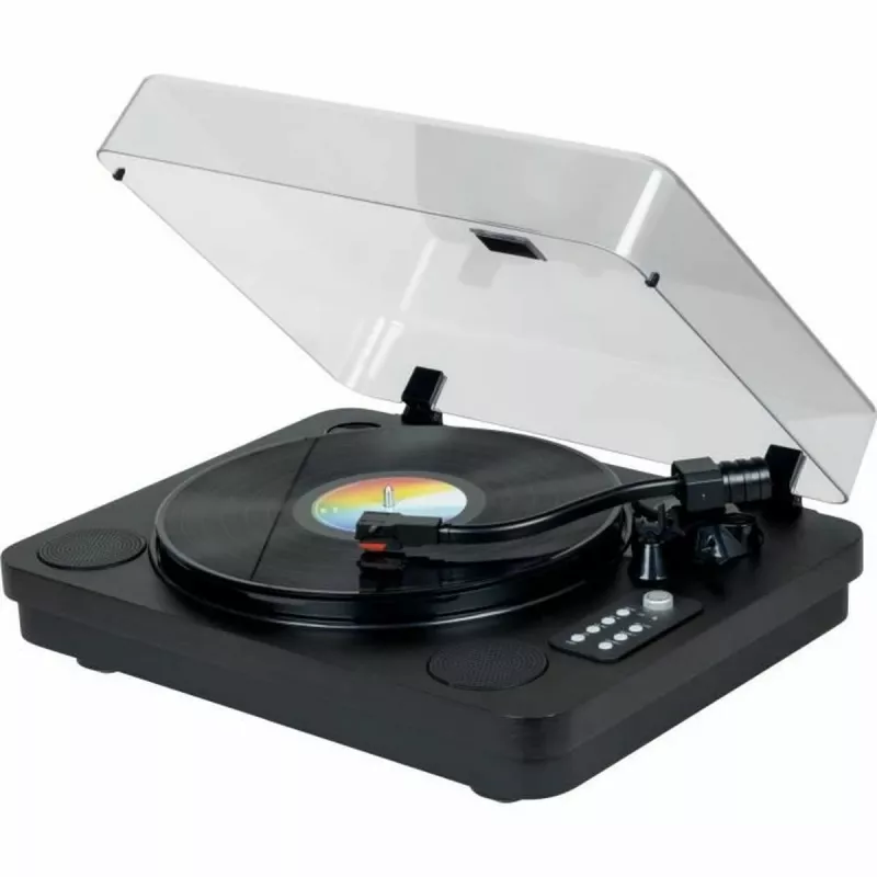 THOMSON TT650BT giradischi con altoparlanti integrati, registrazione su USB, nero