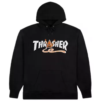 Thrasher x Toy Machine Hoodie Pyramid nero L