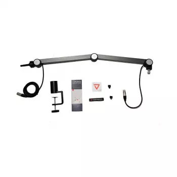 THRONMAX Caster Stand braccio a giraffa per microfono XLR
