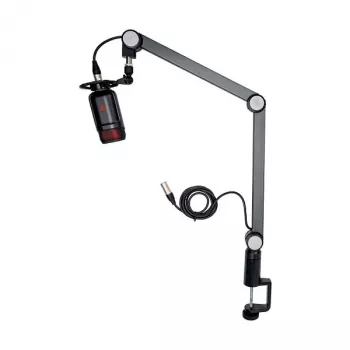 THRONMAX Caster Stand braccio a giraffa per microfono XLR