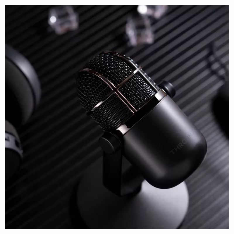 THRONMAX Mdrill Dome Jet Black microfono a condensatore USB 48kHz