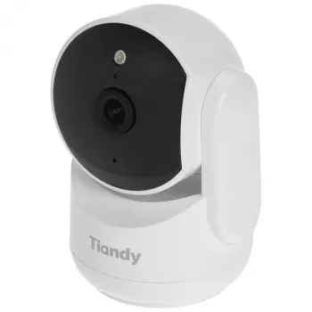 Tiandy TC-H322A telecamera PTZ Wi-Fi da interno 1080p, obiettivo 4mm, 2MP, visione notturna, audio bidirezionale, MicroSD