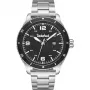 Timberland orologio da uomo analogico al quarzo TDWGH0010503 46mm cassa in acciaio inossidabile cinturino in pelle marrone quadrante blu