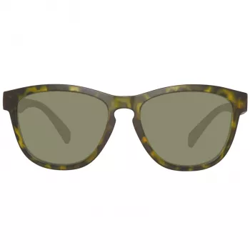 Timberland Uomo TB9102-5455R Occhiali da sole polarizzati - montatura nero opaco, lenti verdi