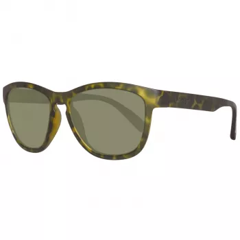 Timberland Uomo TB9102-5455R Occhiali da sole polarizzati - montatura nero opaco, lenti verdi