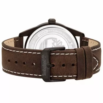 TIMBERLAND orologio uomo TBL16004JYU03 43mm quadrante blu bracciale in pelle marrone