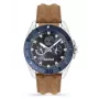 Timberland orologio uomo TDWGF2200903 45mm acciaio inox pelle marrone