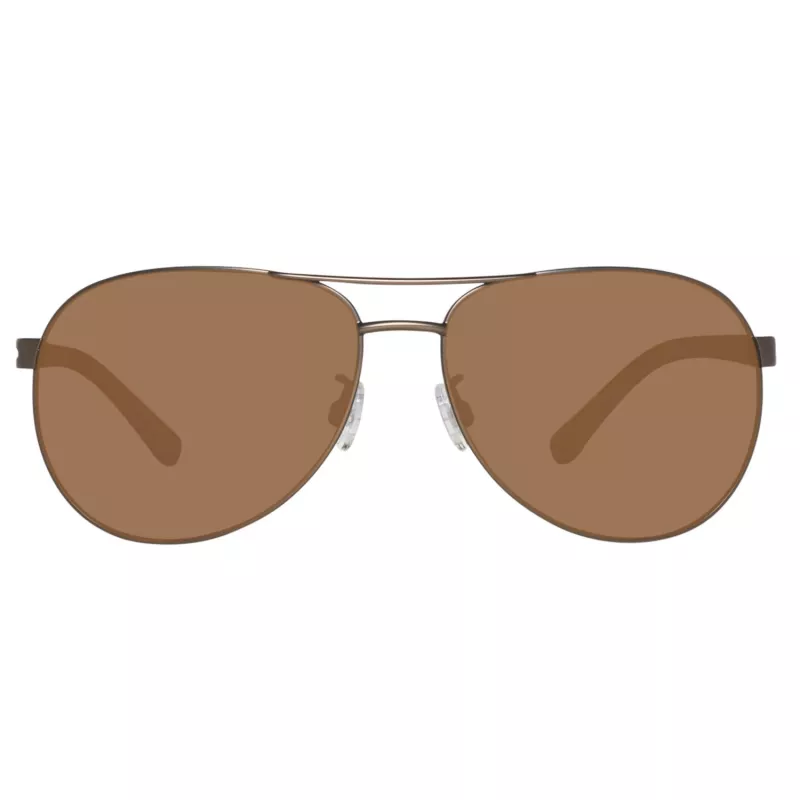Timberland TB9086-6249H Occhiali da sole polarizzati uomo nero opaco verde 62mm