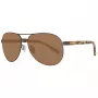 Timberland TB9086-6249H Occhiali da sole polarizzati uomo nero opaco verde 62mm