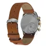 Timex TW2W64400 orologio da campo uomo 42mm quadrante nero cinturino in pelle marrone