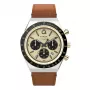 Timex TW2W64400 orologio da campo uomo 42mm quadrante nero cinturino in pelle marrone