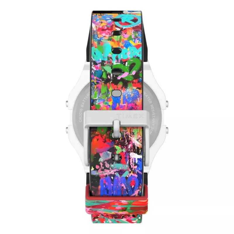 Timex Unisex TW2Y46800 Orologio al quarzo 34mm argento blu in acciaio inox