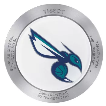 TISSOT PRS 516 Orologio da uomo Cronografo al quarzo svizzero 42mm Quadrante argentato Cinturino in pelle marrone T095417170373