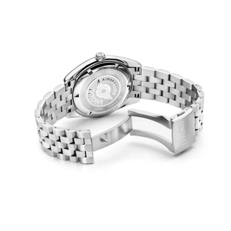 TITONI Airmaster orologio automatico uomo 83909S-063 38,5mm acciaio inox quadrante argento