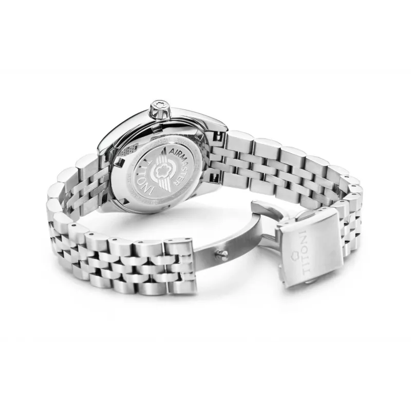 TITONI Orologio automatico donna 23909S-354 27mm acciaio inox quadrante argento