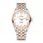 TITONI orologio automatico uomo 83909SRG-063 38,5mm oro rosa PVD acciaio inox quadrante argento cinturino in pelle marrone