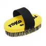 Toko Base Brush Oval Steel Wire – spazzola per sciolina per sci e snowboard