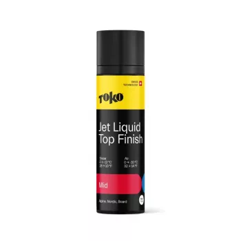 Toko Jet Liquid Mid Cera da sci 70ml - Cera liquida ad alto contenuto di fluorocarbonio per sci alpino e nordico