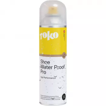 Toko Shoe Water Proof Pro 250ml - spray impermeabilizzante senza PFC per pelle, camoscio, nabuk, tessuti, sintetici, membrane traspiranti
