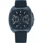 Tommy Hilfiger Orologio uomo 1710558 analogico al quarzo 40 mm quadrante blu pelle marrone