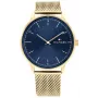 Tommy Hilfiger Orologio uomo 1791877 analogico al quarzo 43mm acciaio inox quadrante blu