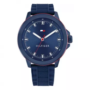 Tommy Hilfiger Orologio da uomo 1792022 analogico al quarzo 48mm acciaio quadrante blu